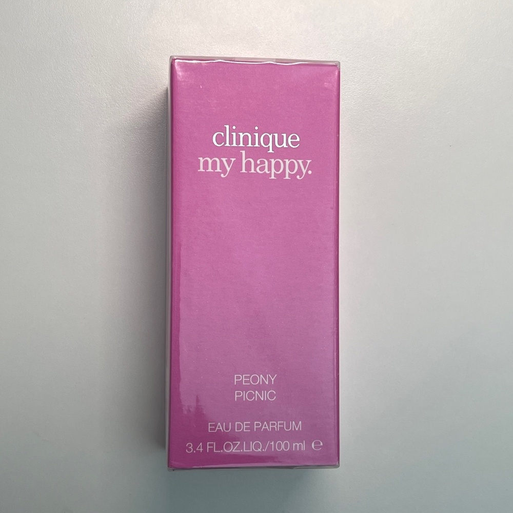 NEW SEALED RARE Clinique My Happy Peony Picnic 3.4oz 100ml Eau De Parfum perfume